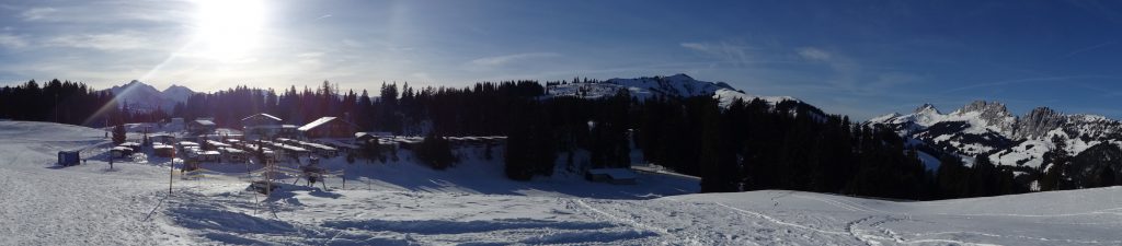 Jaun Pass winter hike