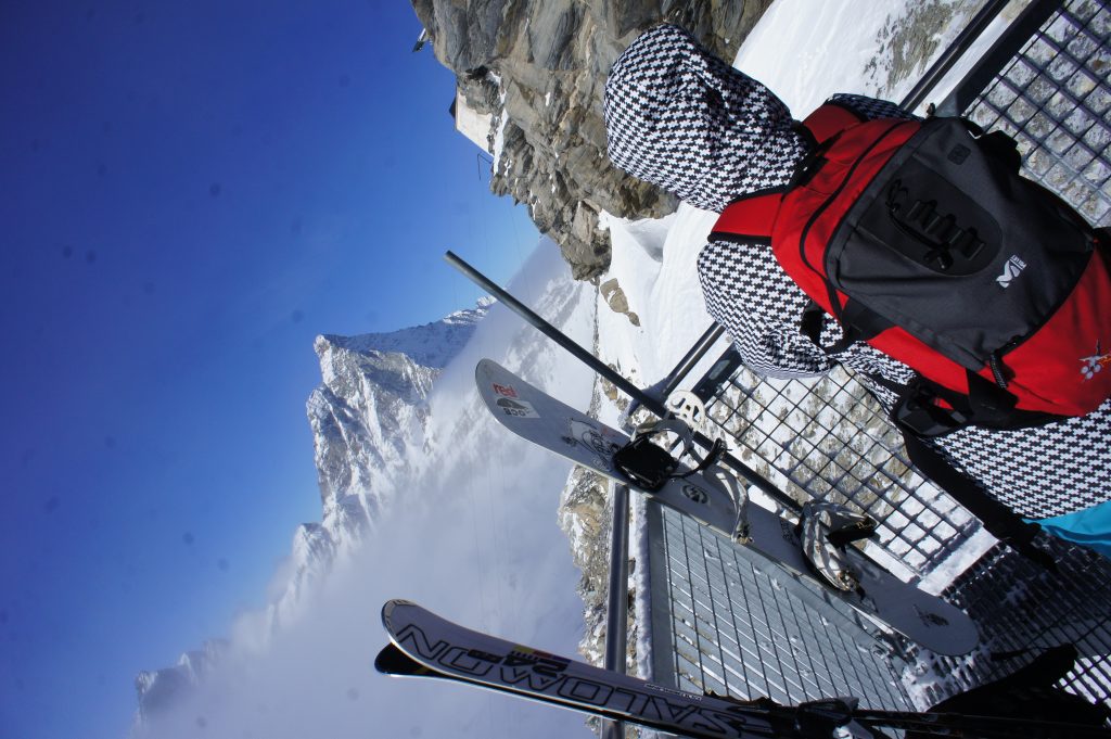 girl skiing in zermatt